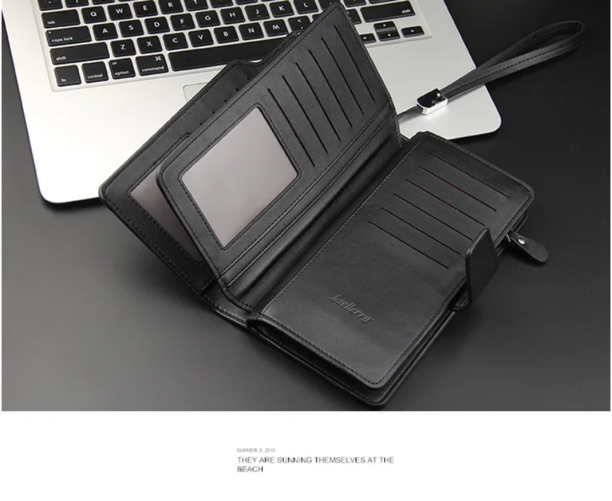 Billetera Porta Chequera Ejecutiva Baellerry Para Caballero