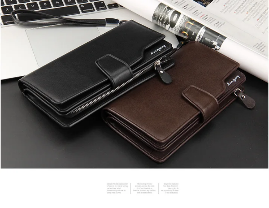 Billetera Porta Chequera Ejecutiva Baellerry Para Caballero