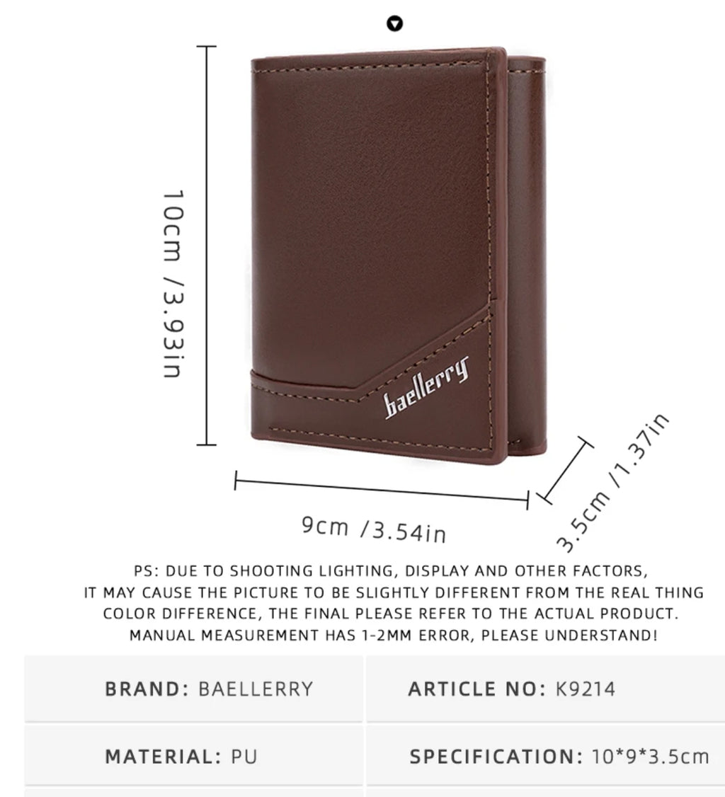 Billetera Tarjetero Inteligente Baellerry Para Caballero Moda 2