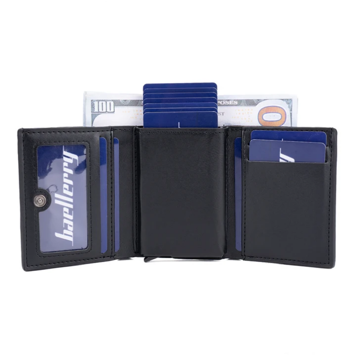 Billetera Tarjetero Inteligente Baellerry Para Caballero Moda 2