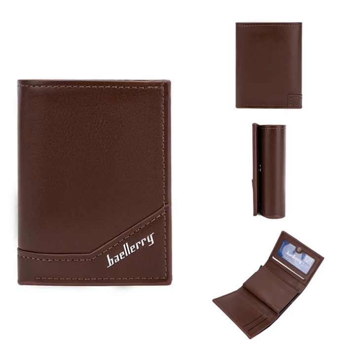 Billetera Tarjetero Inteligente Baellerry Para Caballero Moda 2