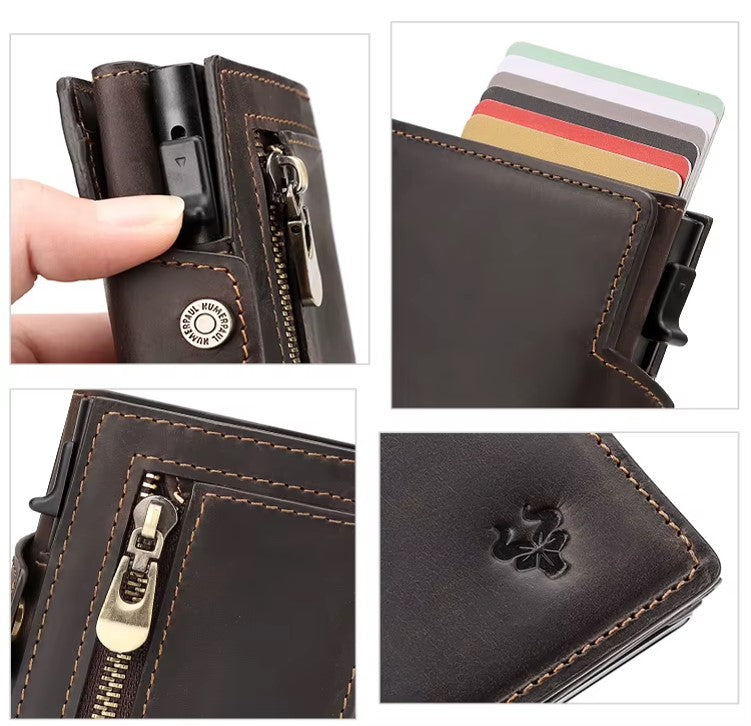 Billetera Tarjetero Inteligente Humerpaul para Caballero